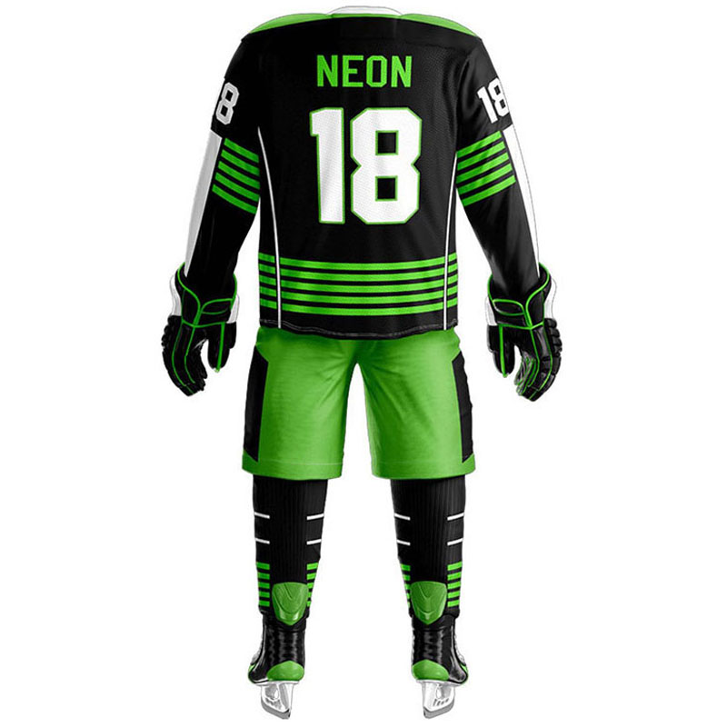 100% Polyester Sublimated Ice Hockey Uniform
