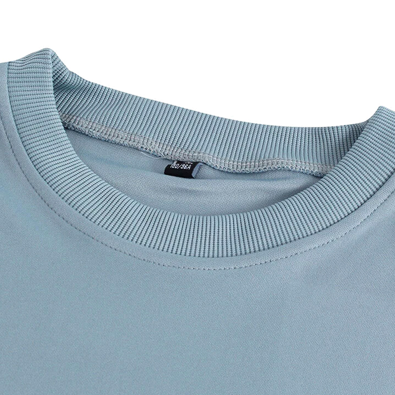 Contrast Sleeve Striped Sweatshirts